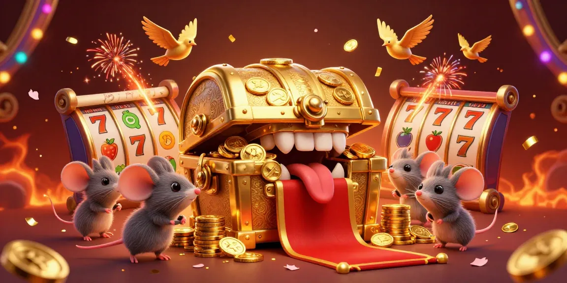 Spin the reels with sunwin chính chủ in this vibrant 3D casino scene featuring gold coins, lucky symbols, and adventurer mice captivating audiences.